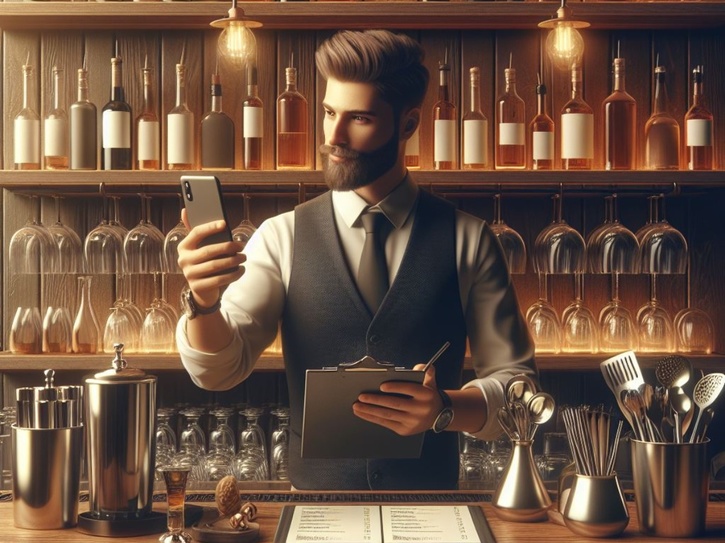 Notice Asks To Report Any Server Or Bartender On Phone