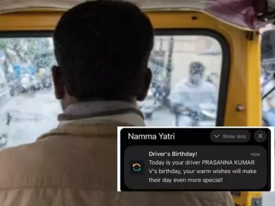 On Auto Drivers' Birthdays Namma Yatri App In Bengaluru Wishes Them