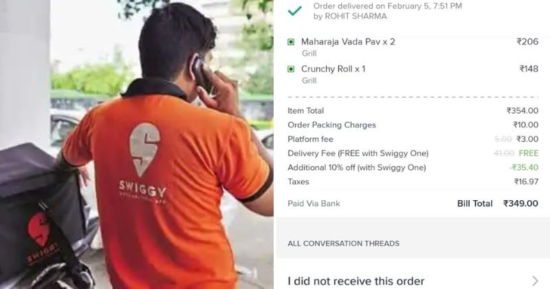 Swiggy Agent Refused To Deliver Order