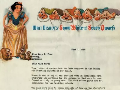 The Walt Disney Company's 1938 Rejection Letter Goes Viral