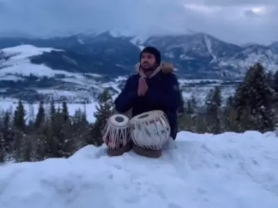 This Man's Melodious Tabla Cover Of Mahiye Jinna Sohna In The Snow Will Melt Your Heart