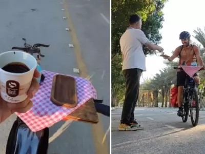 Turkish Man Wows Social Media With Bicycle Coffee Barista