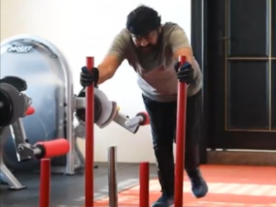 Actor Chiranjeevi Wows Fans With His Gym Routine For Viswambhara
