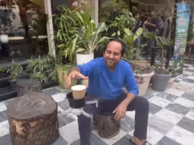 Video Shows Kolkata Cafe Serving Coffee With A Drone