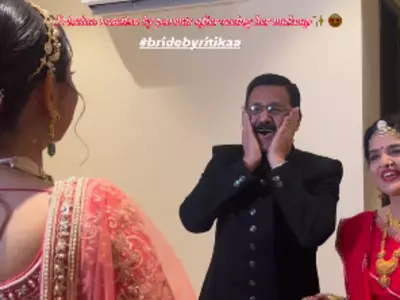 Watch Father's Emotional Reaction After Seeing Daughter As Bride In This Video