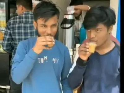 With No Money In Their Account, Indian Boys Use ATM Receipts To Buy Tea