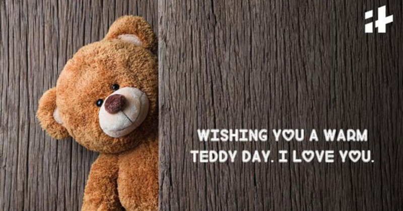 Happy teddy day to husband on sale