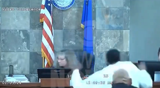 Chaotic video shows defendant attacking judge during sentencing hearing in Las Vegas