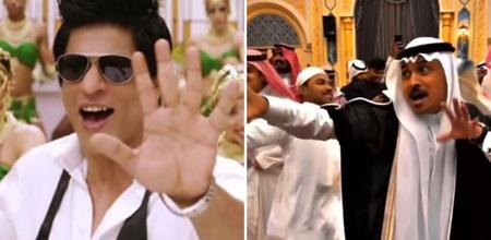 Arab Men Dance To Shah Rukh Khan