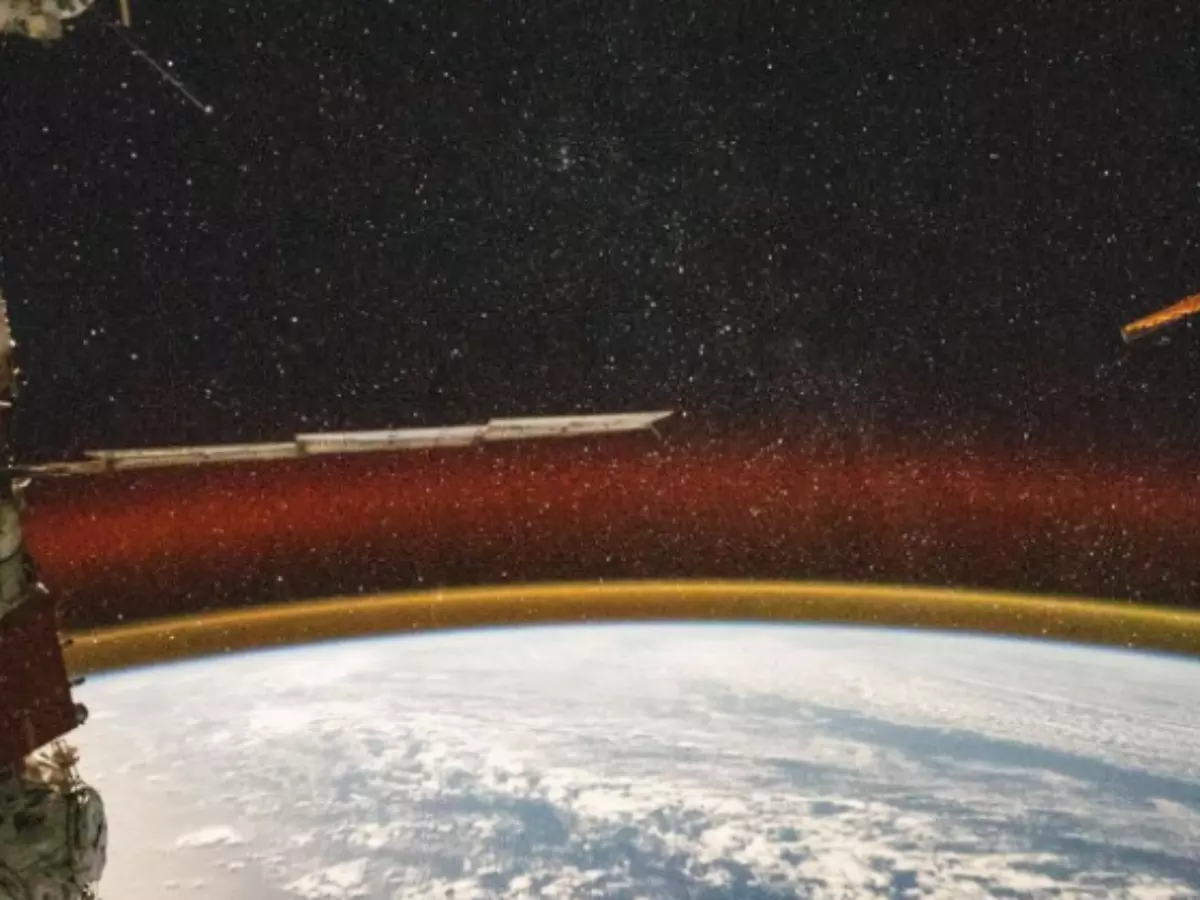 ISS Captures Stunning Photo Of Earth With Stars