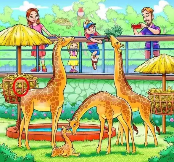 In The Zoo, Find The Monkey Hiding In Optical Illusions