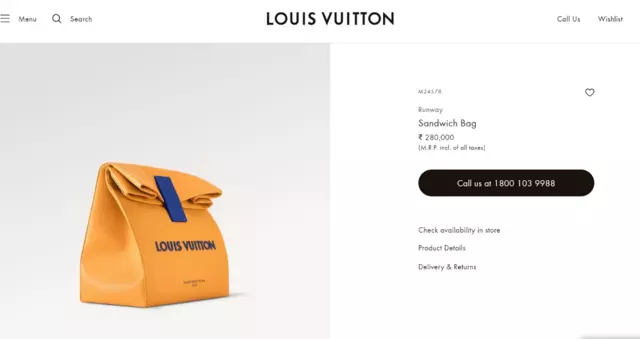 Louis Vuitton Launches Sandwich Bag, Internet Shocked By Its Price