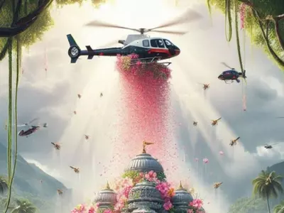 Military Helicopters To Rain Flowers On Ayodhya 