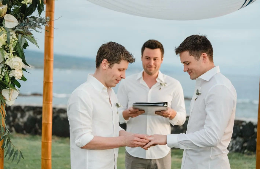 Sam Altman, CEO of OpenAI, married Oliver Mulherin