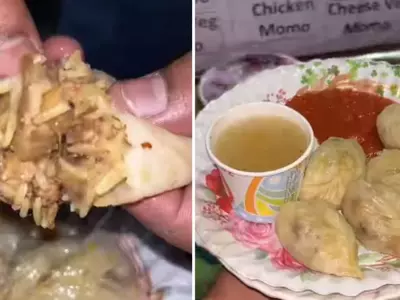 The Internet Calls It A Crime When A Kolkata Vendor Stuffs Chicken Biryani Inside Momos