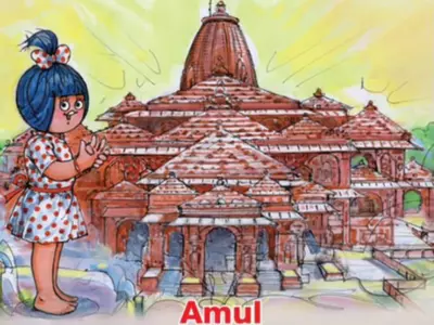 To Mark The Ram Mandir Ceremony In Ayodhya, Amul Shares A Topical Image