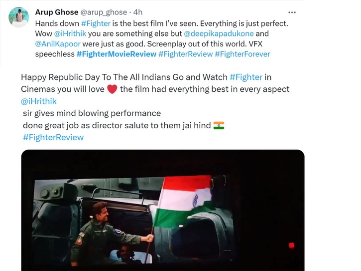 Fighter Review: Fans Call Deepika Padukone And Hrithik Roshan's Movie ...