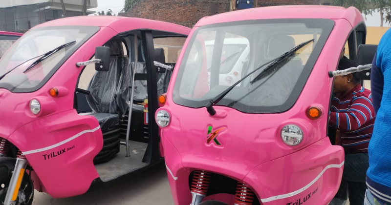 A fleet of pink rickshaws operated exclusively by women drivers will be seen in Ayodhya.