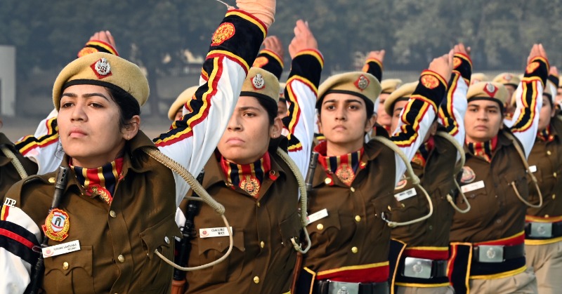 Republic Day 2024 Maximum Women Participation In R Day Parade At Kartavya Path 7531