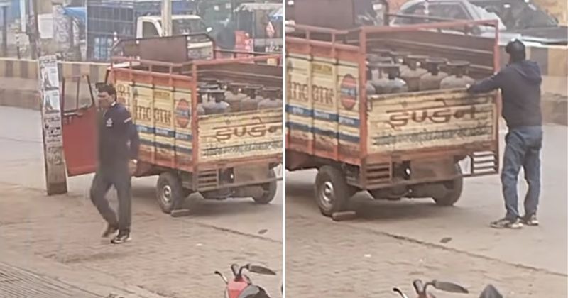 Rinku Singhs Father Seen Delivering Lpg Cylinders 5028