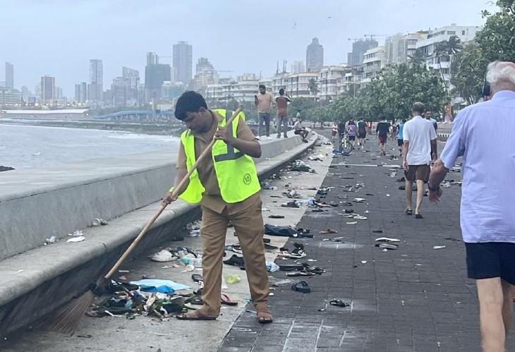 Marine Drive Cleanup