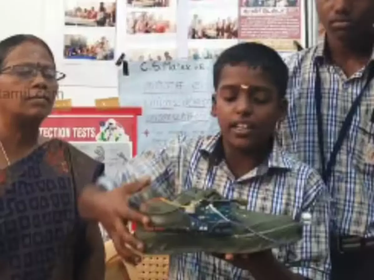 Class 9 students from Thanjavur design life-changing shoes for those with visual and hearing disabilities Indiatimes