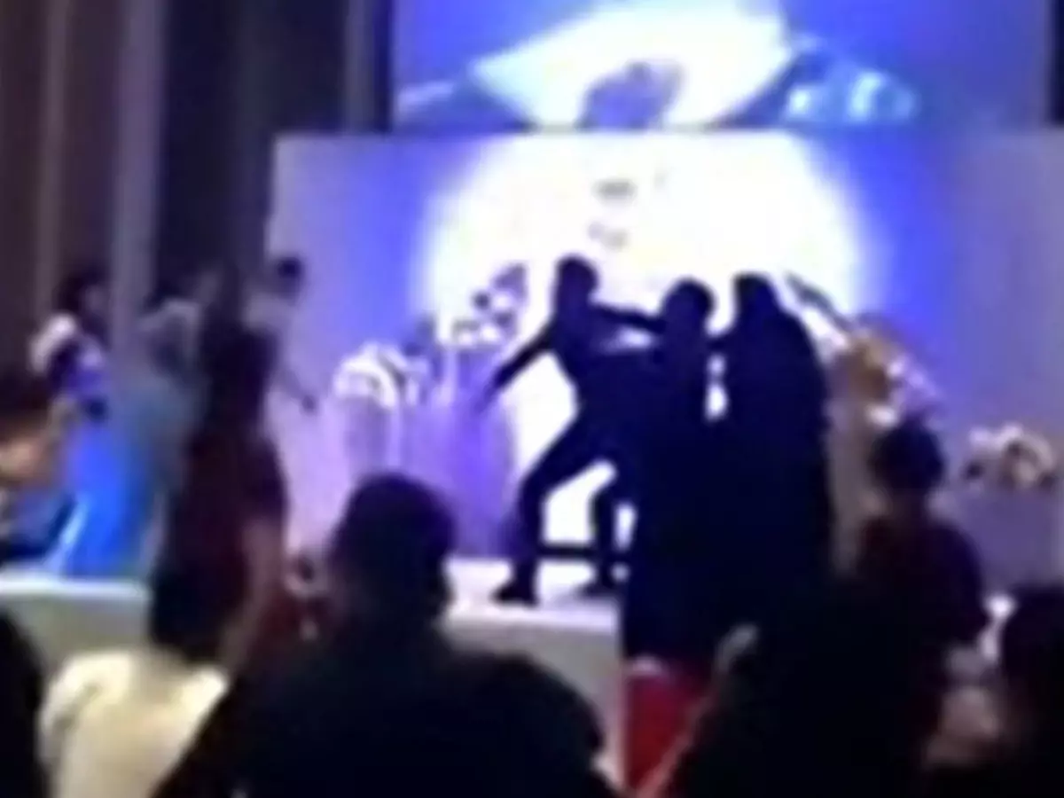 Groom plays video of bride cheating on him at the altar