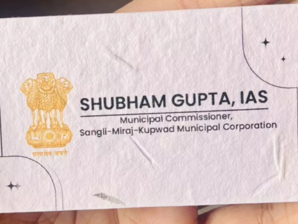IAS Officer impresses the internet with plantable business cards