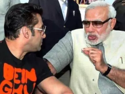 Salman once said vote for Congress while standing with Narendra Modi