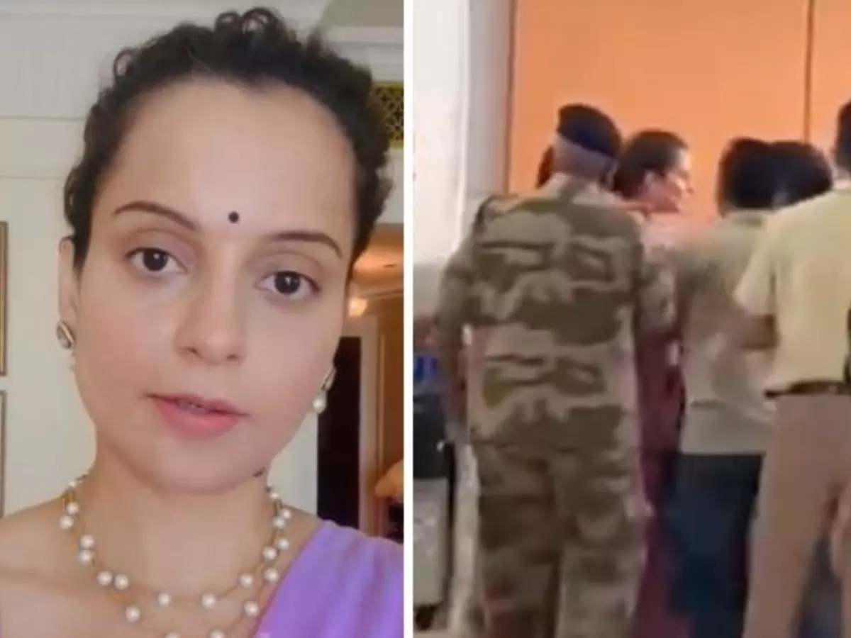Kangana says CISF personnel attacked her in Khalistani style, compares herself to Indira Gandhi