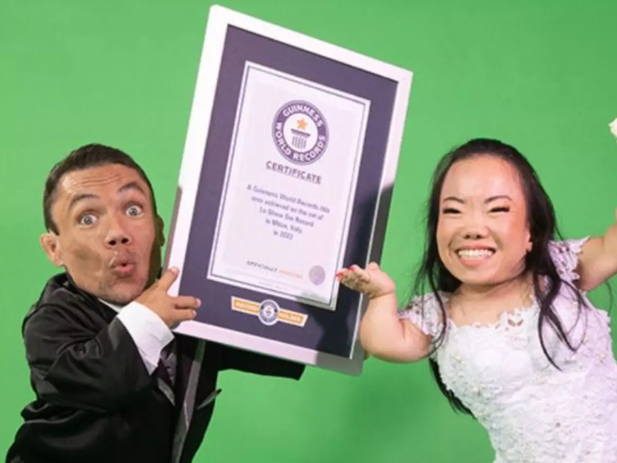 World's Shortest Married Couple makes record