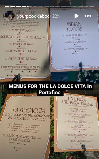 Anant Ambani-Radhika Merchant Italian Bash: A Look At The Fanciest Menu ...