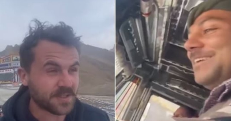 UK tourist asks Indian truck driver for ride from Leh to Manali, driver says ‘hum bhi England jayenge’