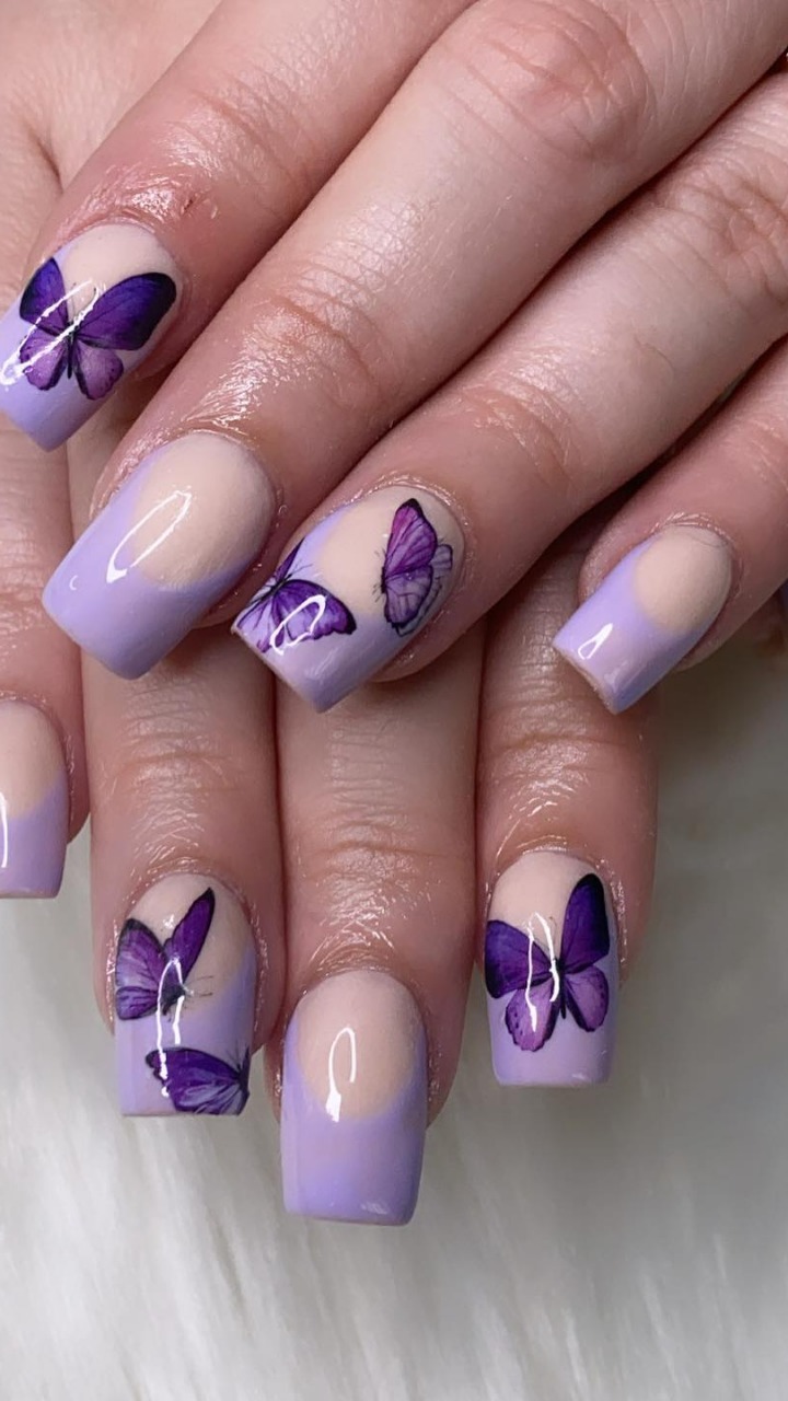 10 Gorgeous Butterfly Nails You'll Want To Try This Season