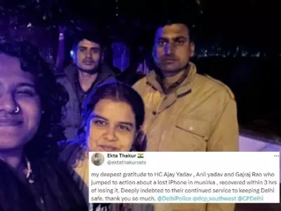 An Iphone Lost By A Woman In Delhi Is Found Within Just Three Hours By The Delhi Police