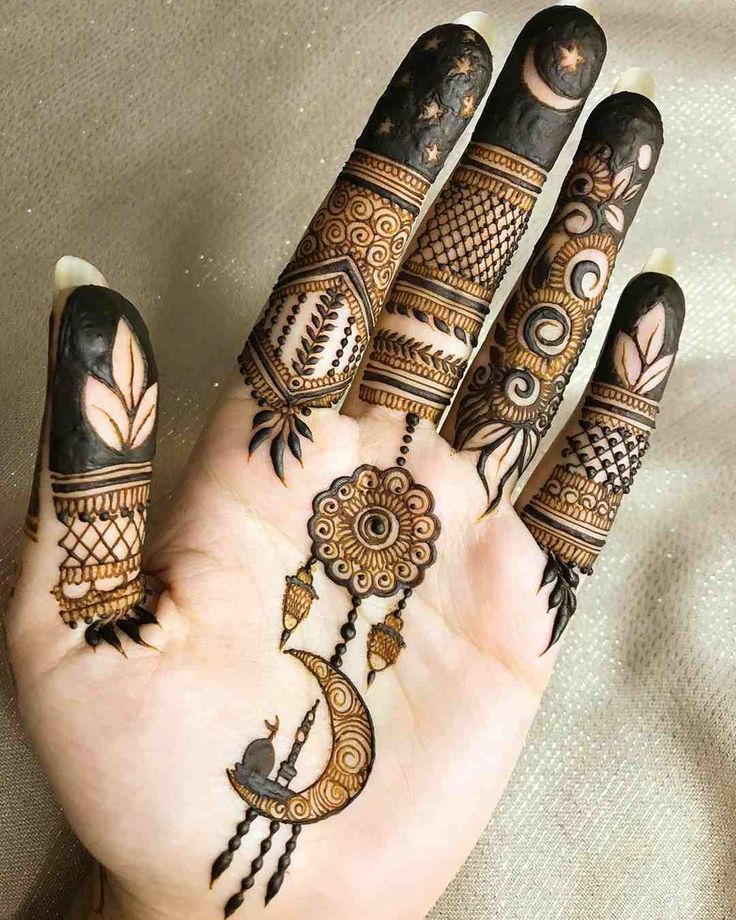 Simple Mehndi Designs For Ashadam And Ramzan - Indian Beauty Tips