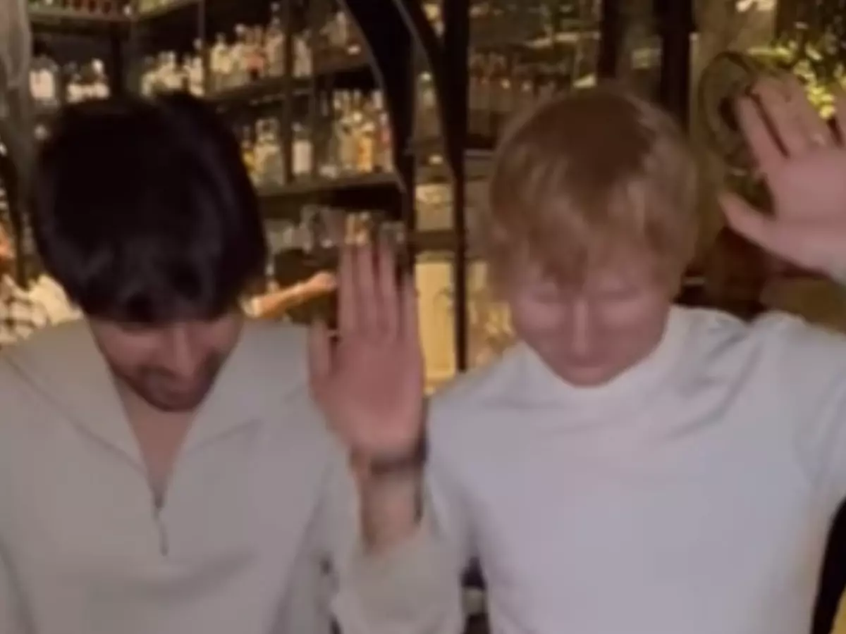 Ed Sheeran Does Hit South Song Butta Bomma's Hook Step With Armaan Malik