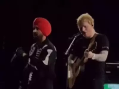 Diljit Makes Ed Sheeran Sing His Punjabi Song 'Lover', 