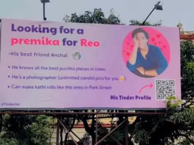 In Search Of The Perfect Premika For Reo A Kolkata Man's Billboard Profile Is A Hit