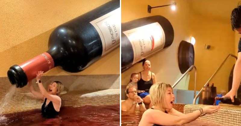 Sip, Splash, And Smile: There's A Red Wine Pool At This Japanese Amusement Park
