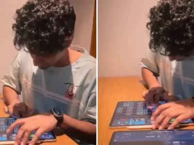 Musician Plays Indian Classical Music On Ipad And Impresses Anand Mahindra