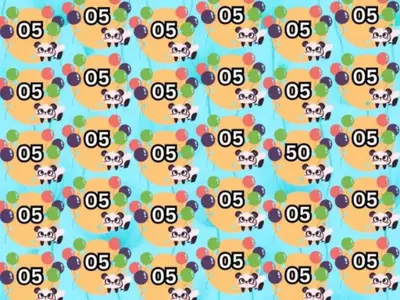 Optical Illusion Spot The Hidden Number 50 Among 05 In 5 Seconds