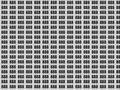 Optical Illusion You Need To Find 808 In These Hidden Number Of 888