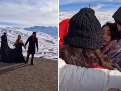 Shooting A Pre-wedding Video In Himachal Pradesh's Spiti Results In Hypothermia For An Influencer