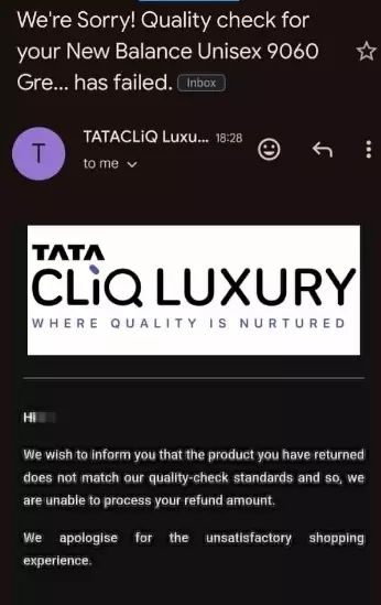 Tata Cliq Sent Slippers Instead Of Shoes Worth Rs 23k, Critiquing Company  For Refund