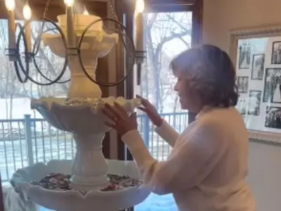 This Woman Surprised Her Mother With A Taco Fountain, And We Want One Too