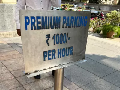 Viral Photo Shows Bengaluru Mall's Premium Parking For Rs 1,000 hour