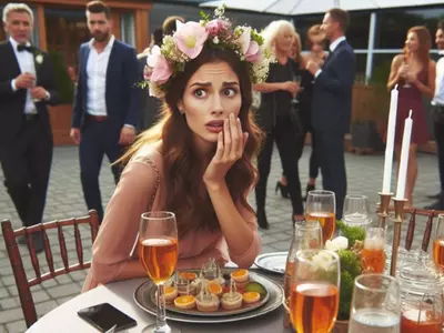 Women Arrives At A Friend's Wedding Reception Only To Discover She's Not Invited