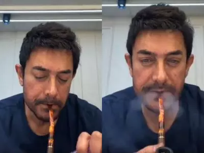 Aamir Khan's Live Chat With Him Smoking A Pipe Goes Viral