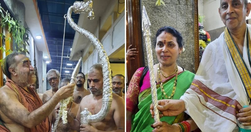 Andhra Pradesh Devotees Gift 13 Kg Silver Bow And Arrow To Ayodhya's Ram  Temple
